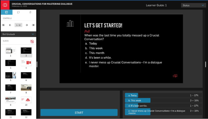 Crucial Learning Platform Polls