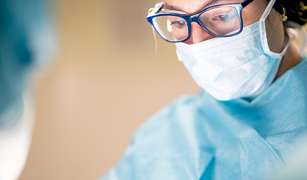 surgeon in operating room