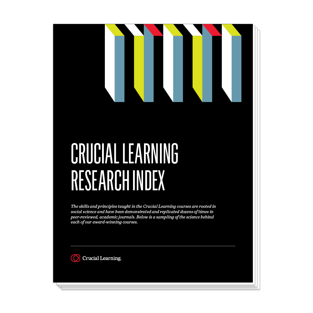 Crucial Learning Research Index