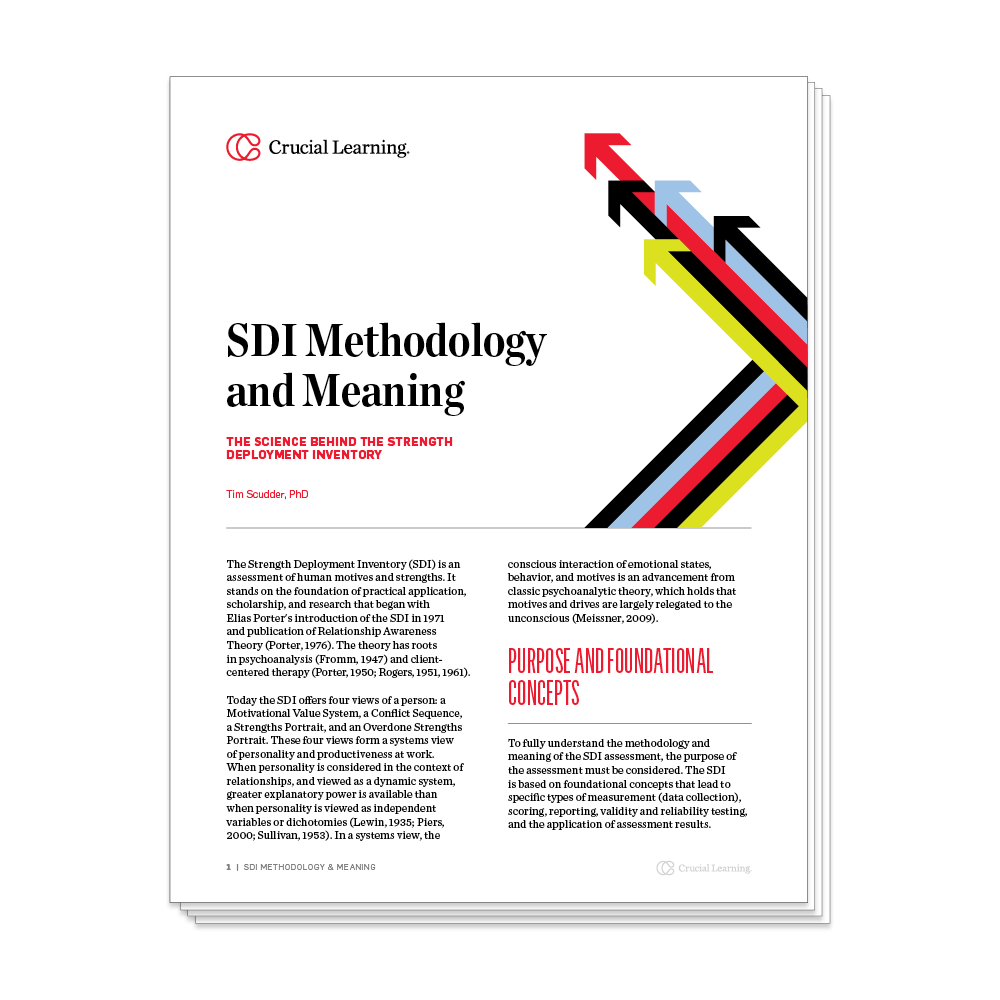 SDI Methodology and Meaning